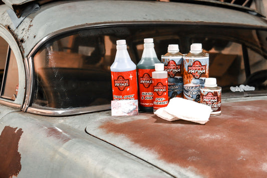 Poppy's Patina Wipe on Clear Coat