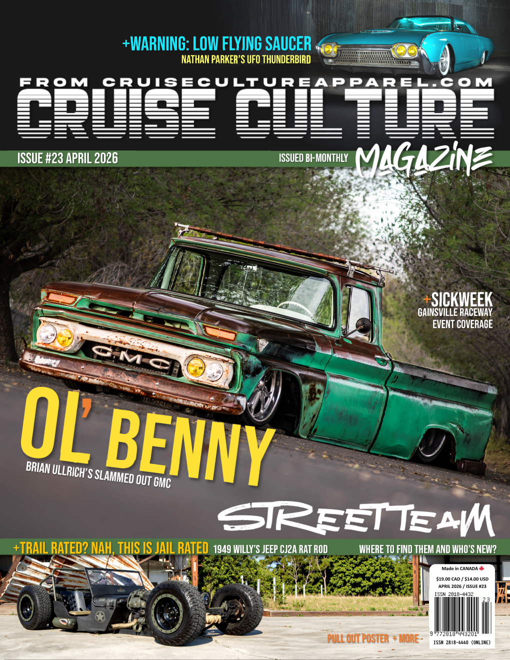 *PREORDER "Ol' Benny" April 2026 Issue #23 - Cruise Culture Magazine