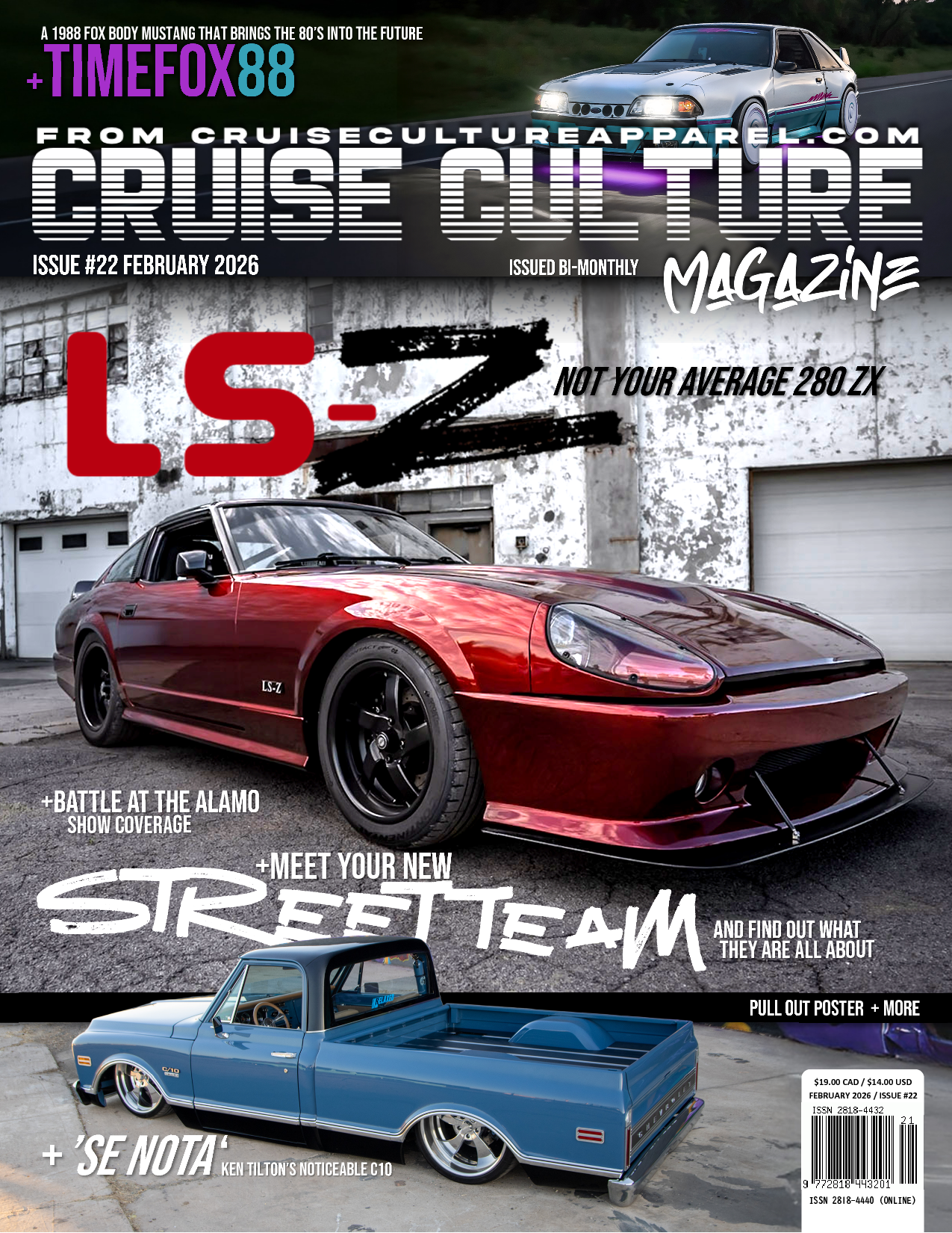 *PREORDER "LS-Z" February 2026 Issue #22 - Cruise Culture Magazine