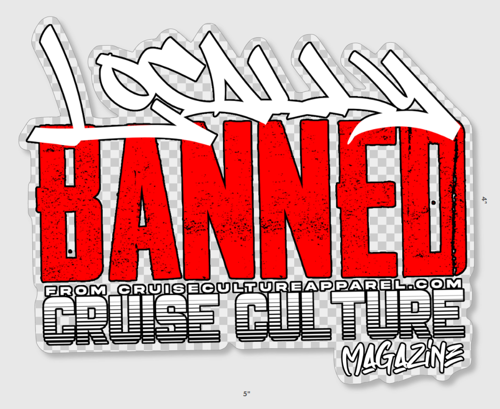 "Locally Banned" Sticker