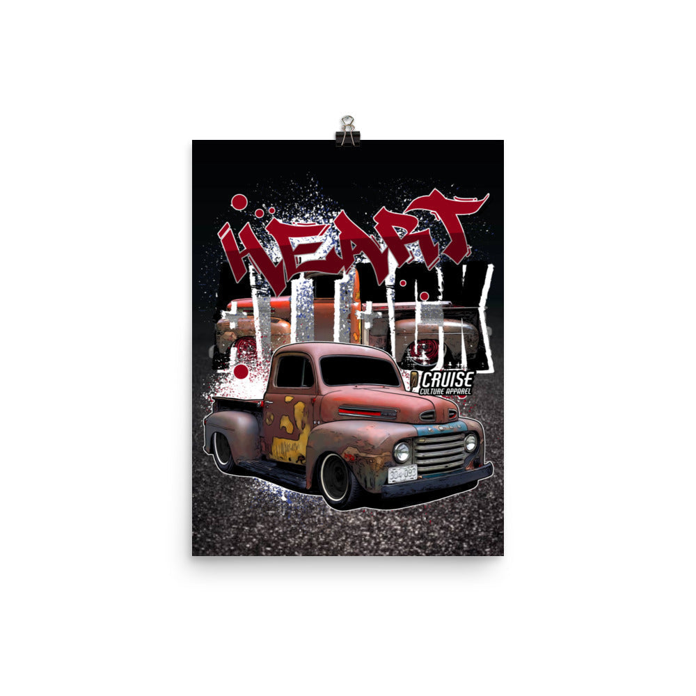 12x16 Heart Attack Poster