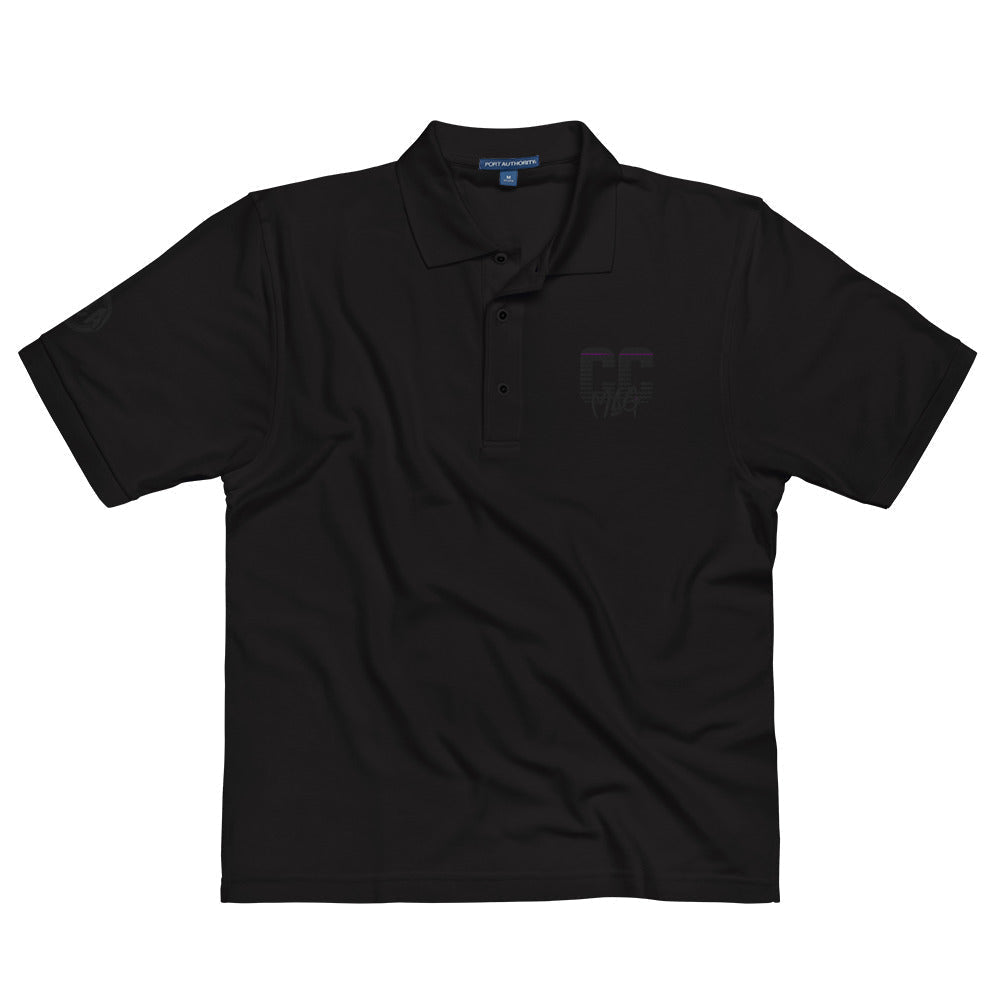 CC Mag Black Logo Men's Premium Polo