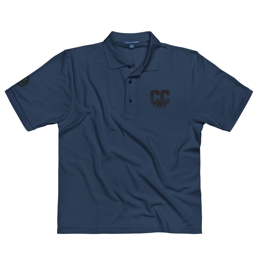 CC Mag Black Logo Men's Premium Polo
