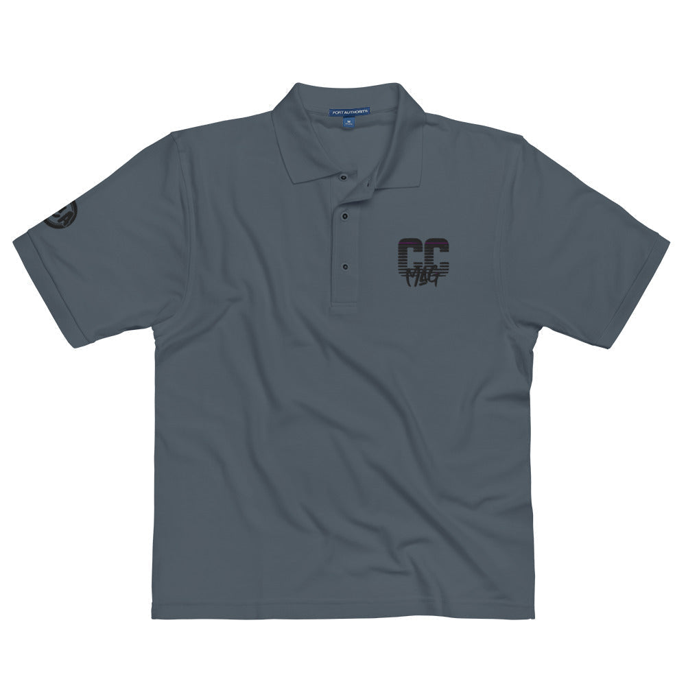 CC Mag Black Logo Men's Premium Polo