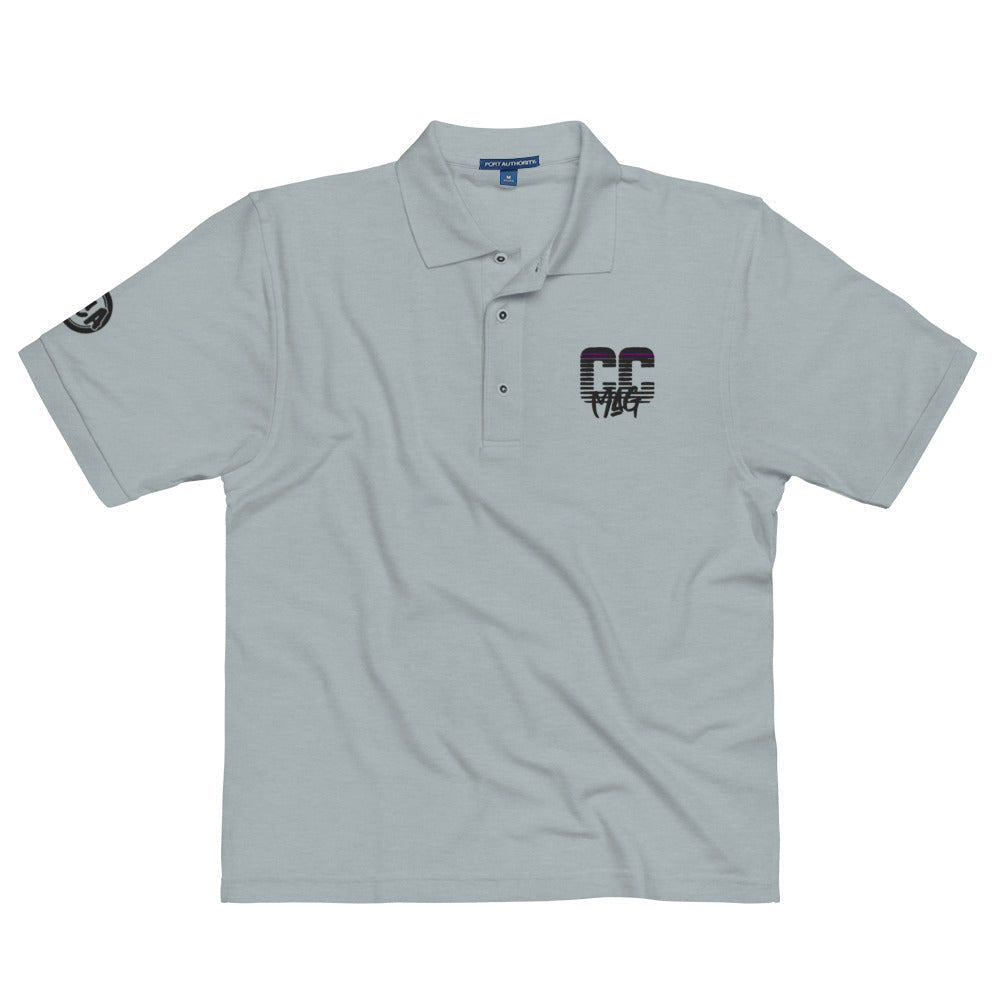 CC Mag Black Logo Men's Premium Polo