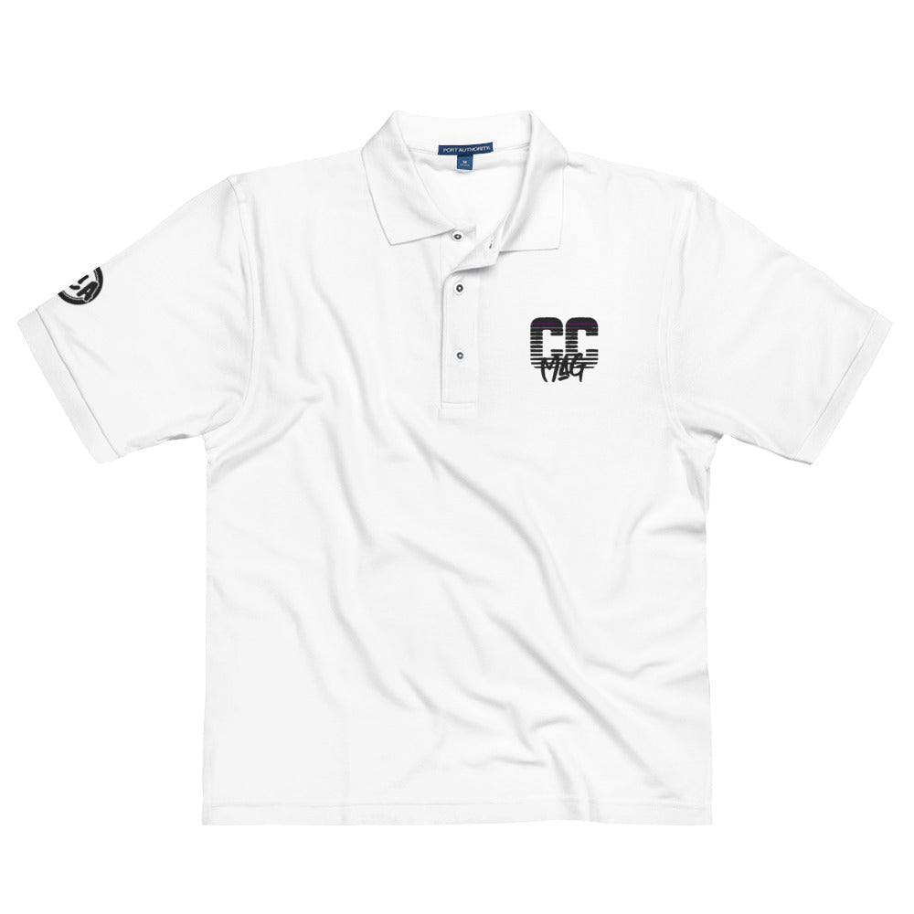 CC Mag Black Logo Men's Premium Polo