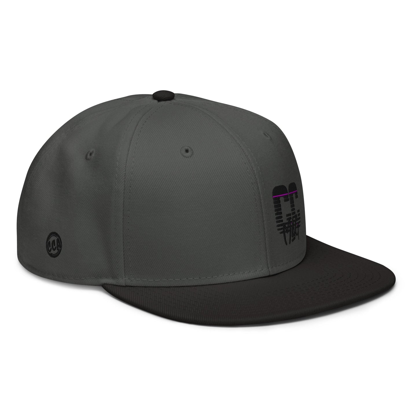 CC Mag Black Logo Snapback Hat