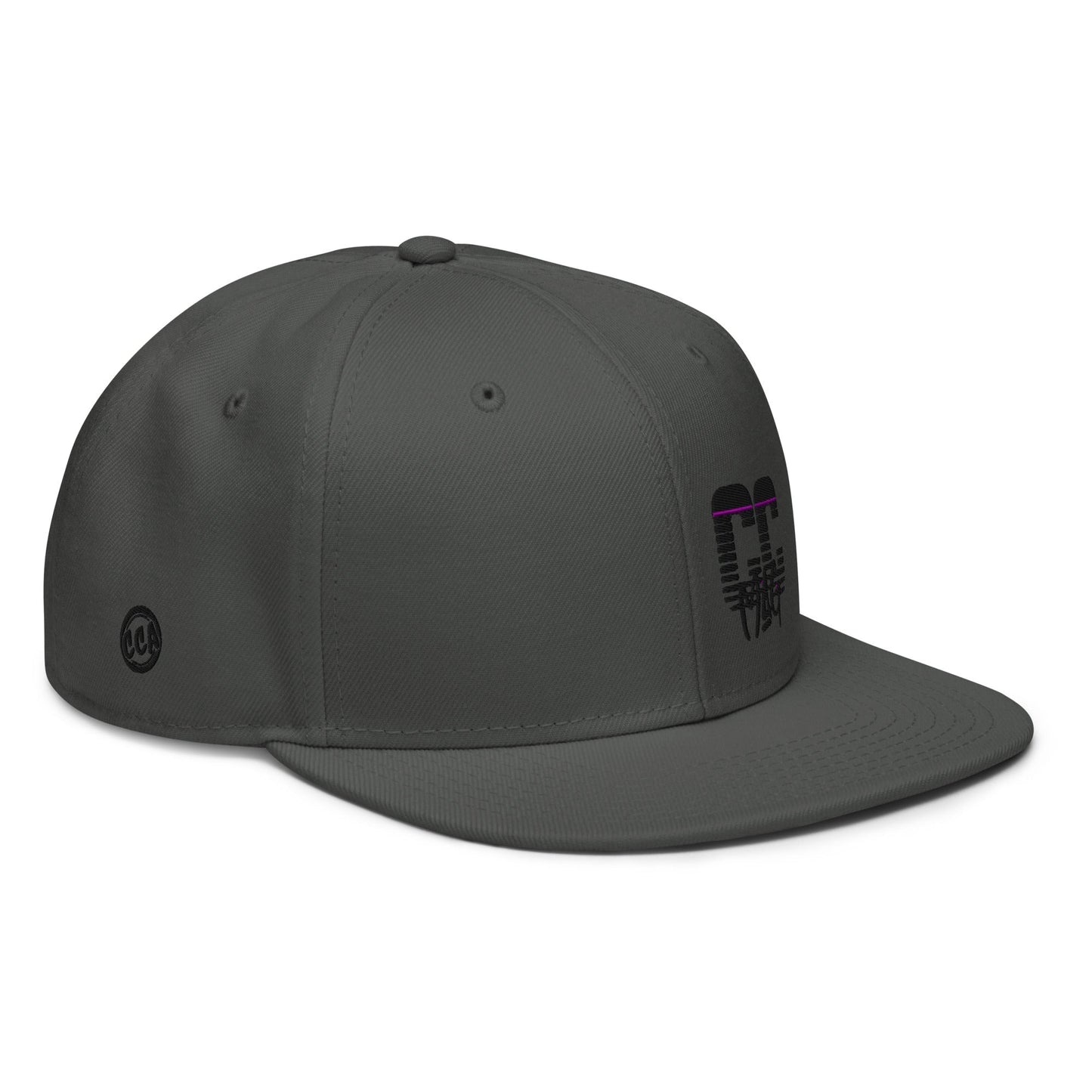 CC Mag Black Logo Snapback Hat