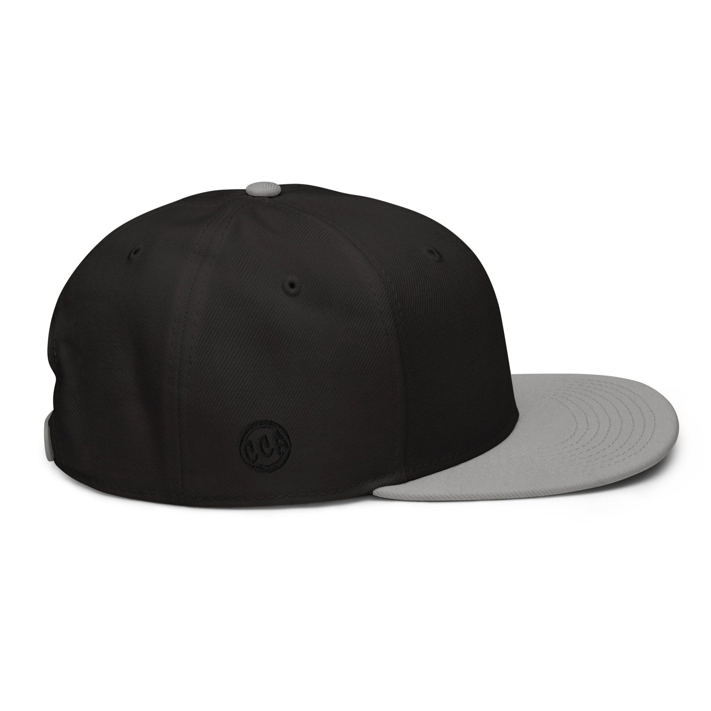 CC Mag Black Logo Snapback Hat