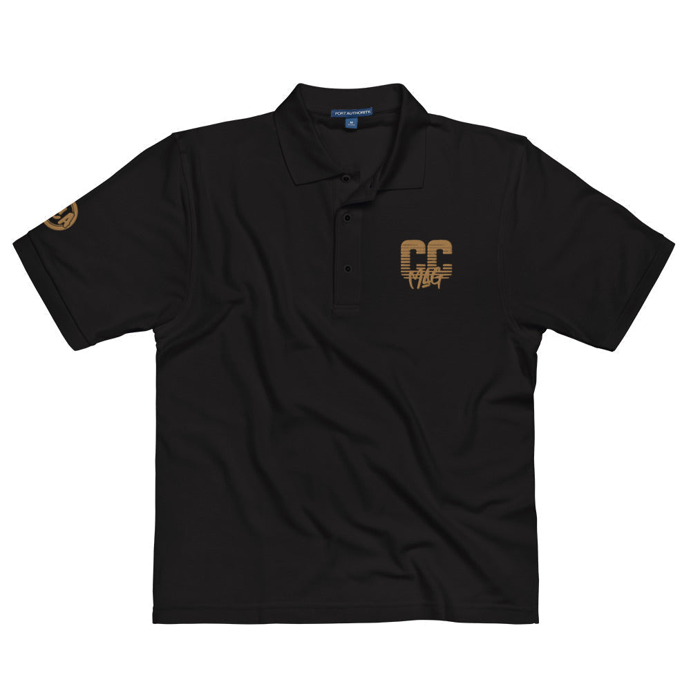 Black and 2024 gold polo