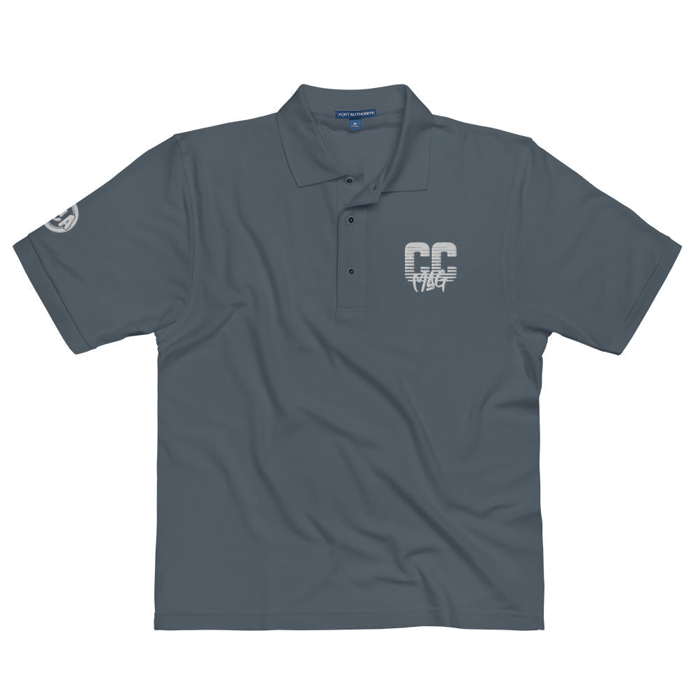 CC Mag White Logo Polo