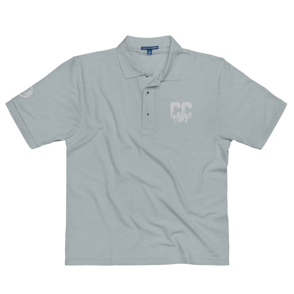 CC Mag White Logo Polo