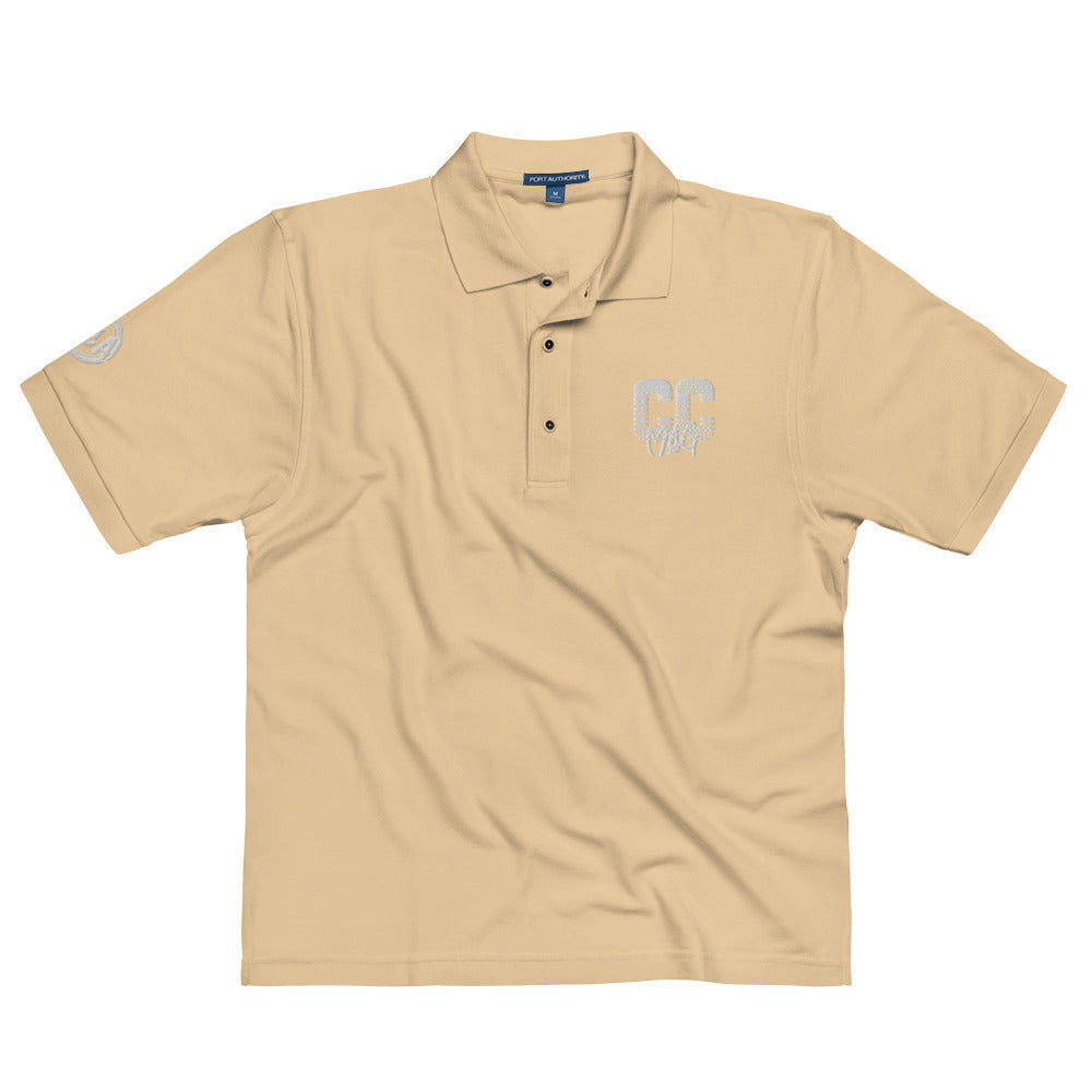 CC Mag White Logo Polo