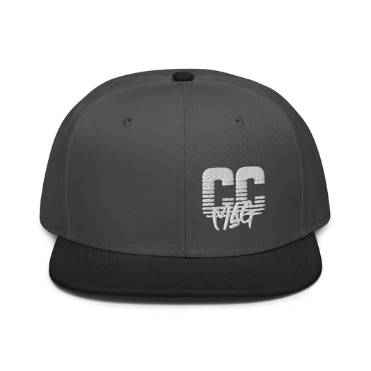 CC Mag White Logo Snapback Hat