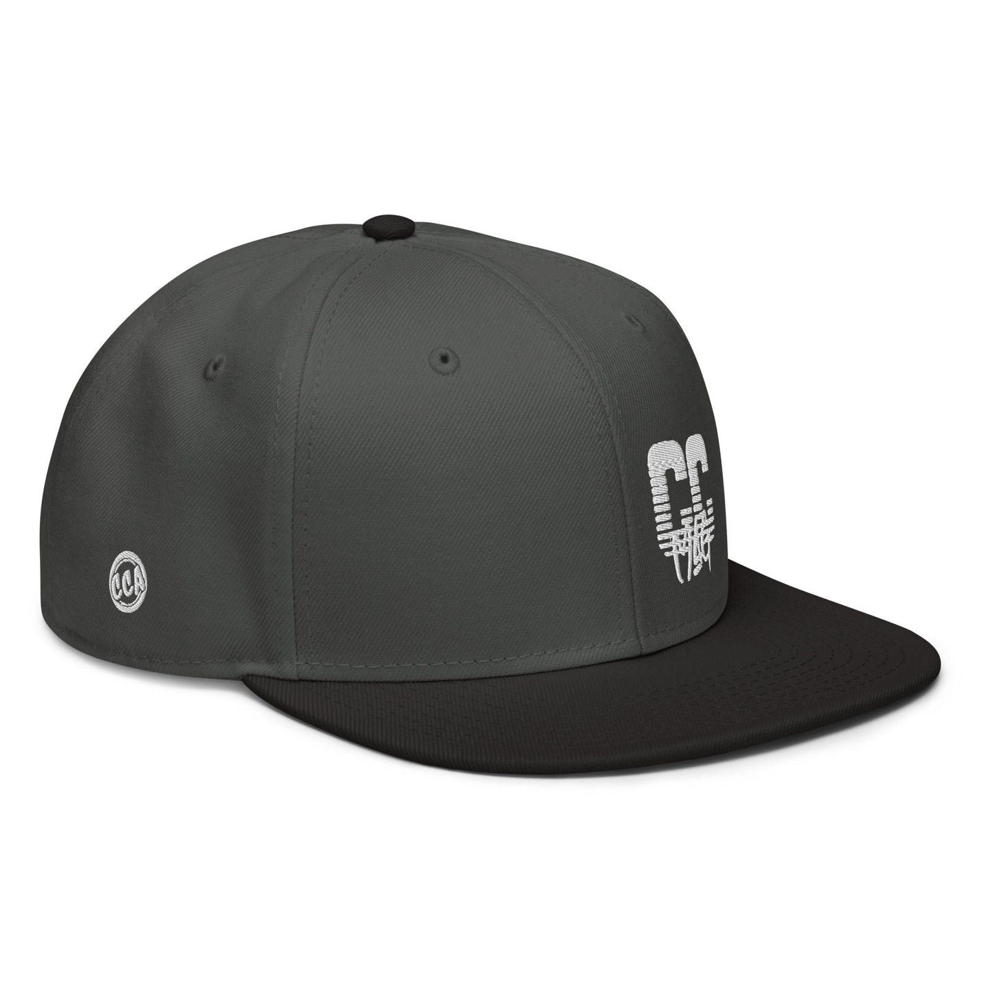 CC Mag White Logo Snapback Hat