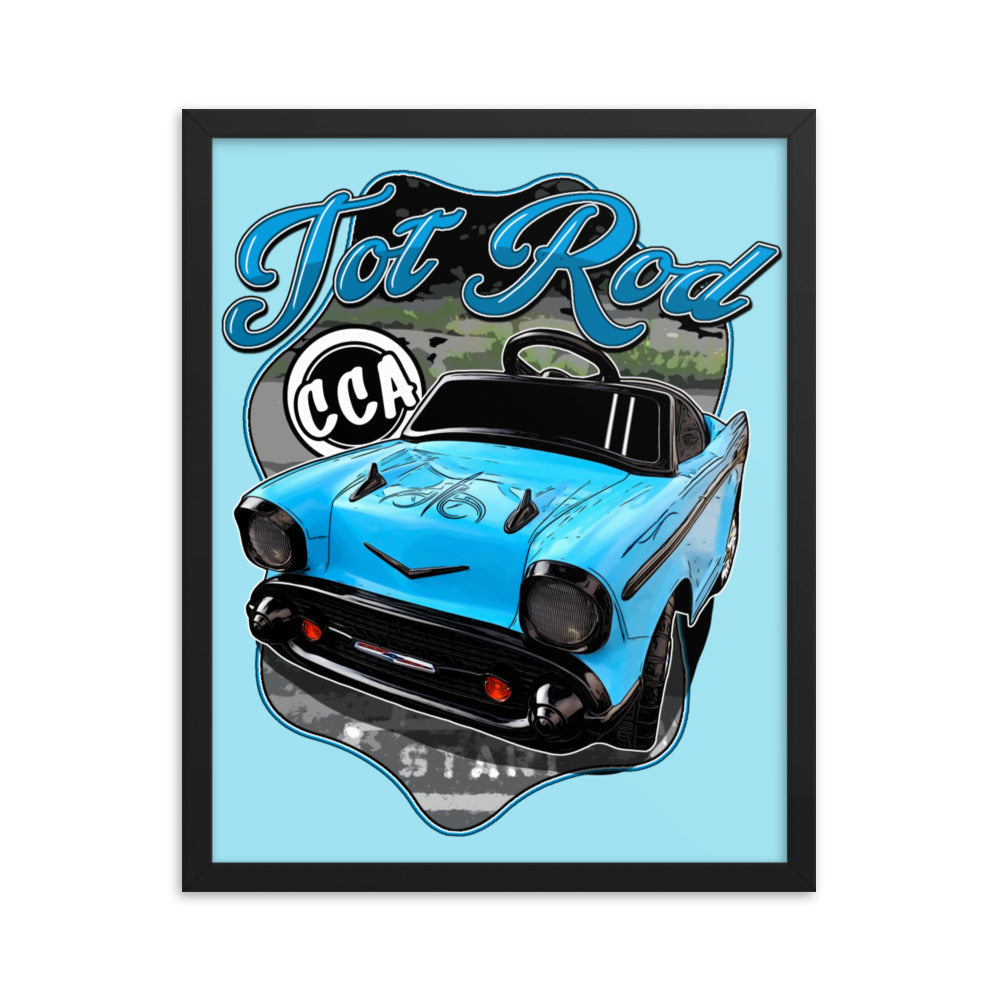 Framed Tot Rod Poster