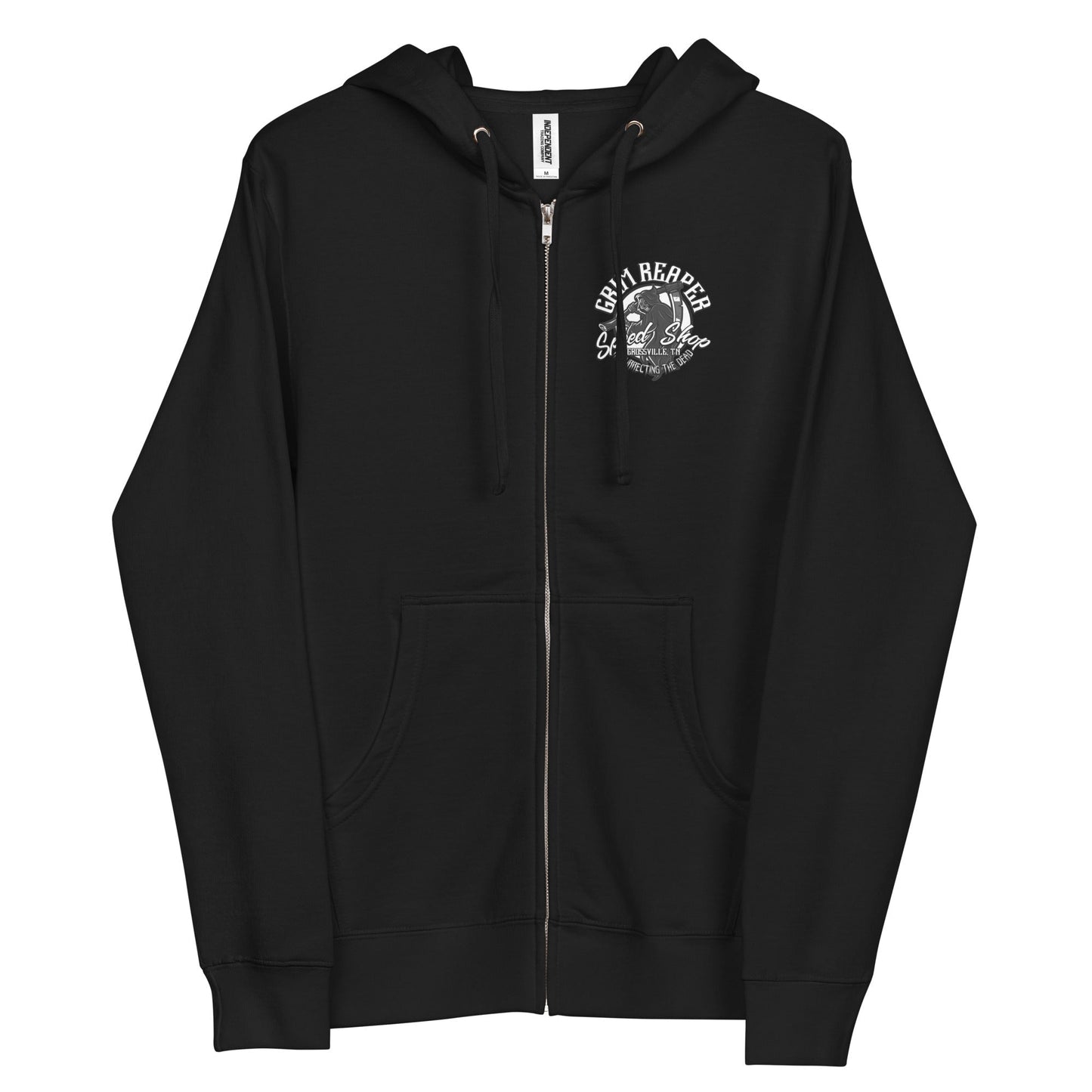 Grim Reaper Speed Shop Zip Up Hoodie