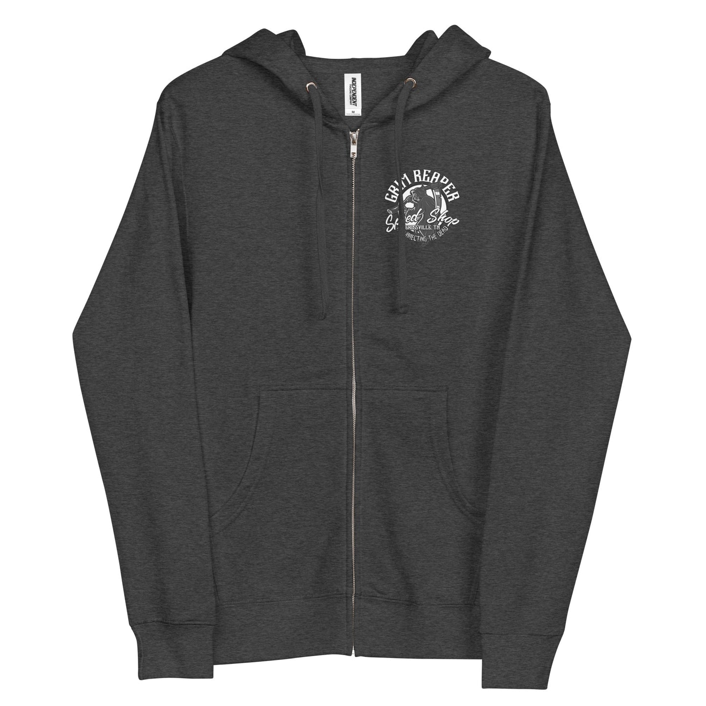 Grim Reaper Speed Shop Zip Up Hoodie