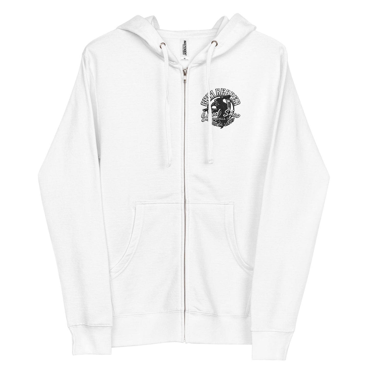 Grim Reaper Speed Shop Zip Up Hoodie