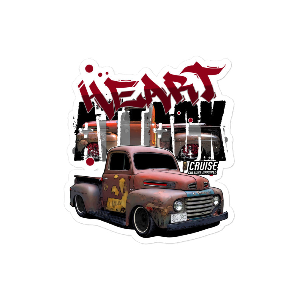 Heart Attack Sticker
