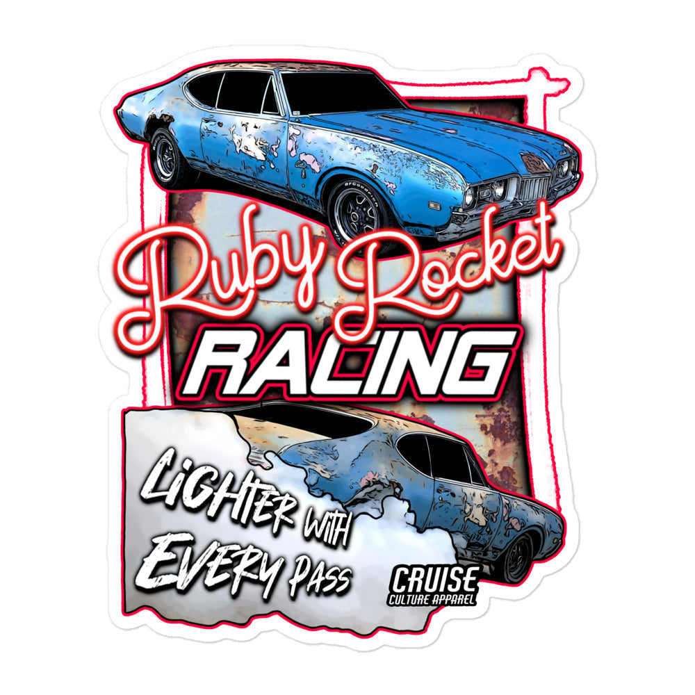 Large Dixie D Bubble-free Sticker