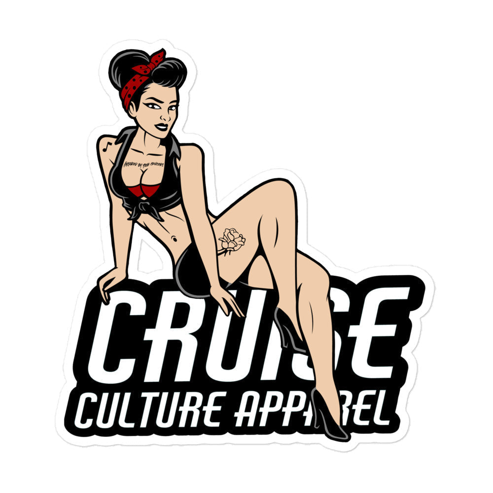 Large Pinup 2 Sticker