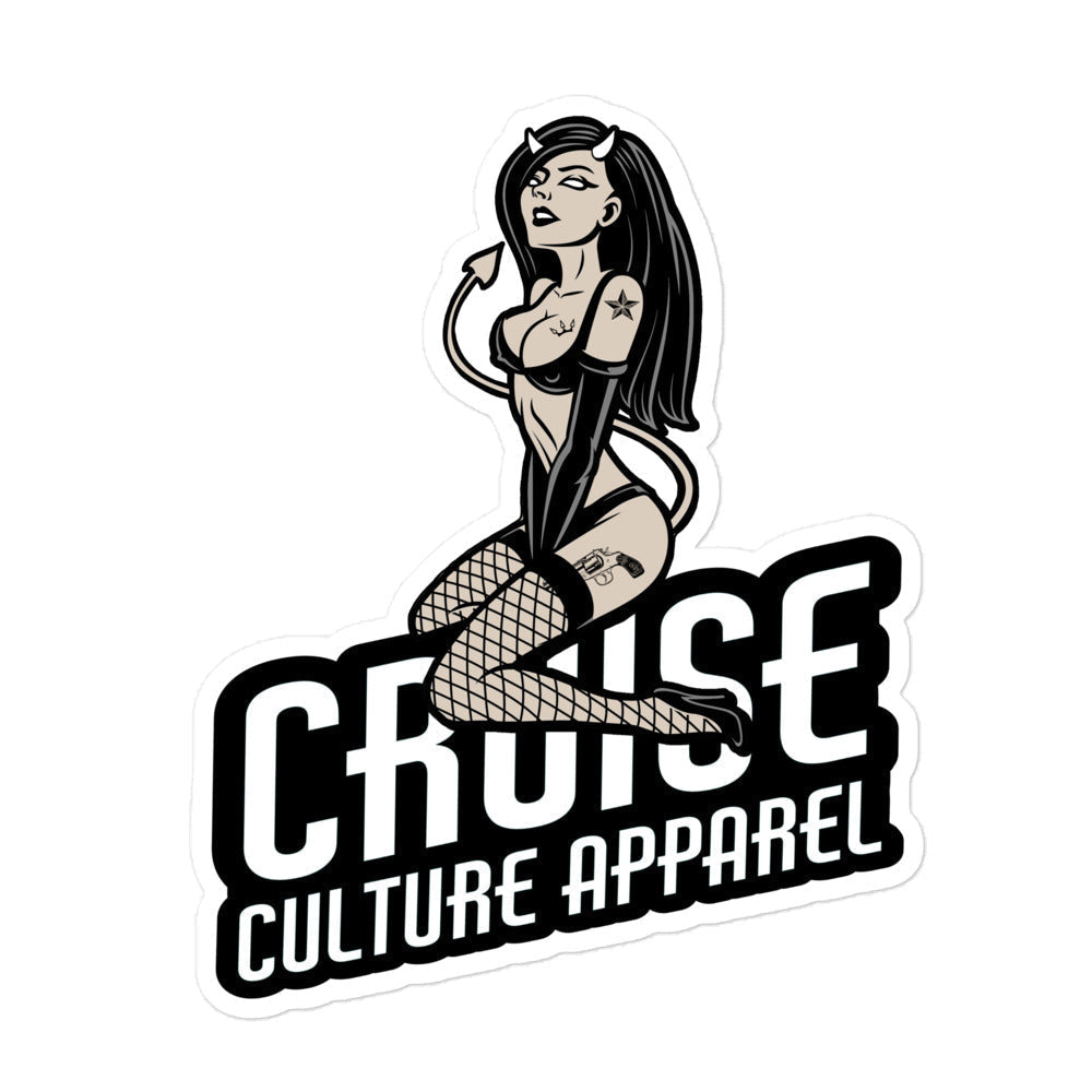 Large Pinup Bubble-free Sticker
