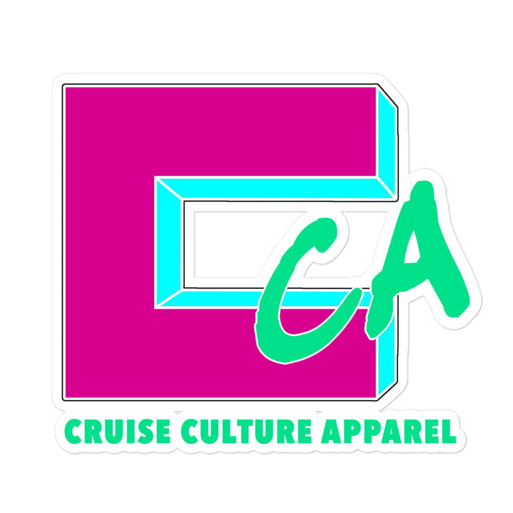 Large Retro CCA Sticker
