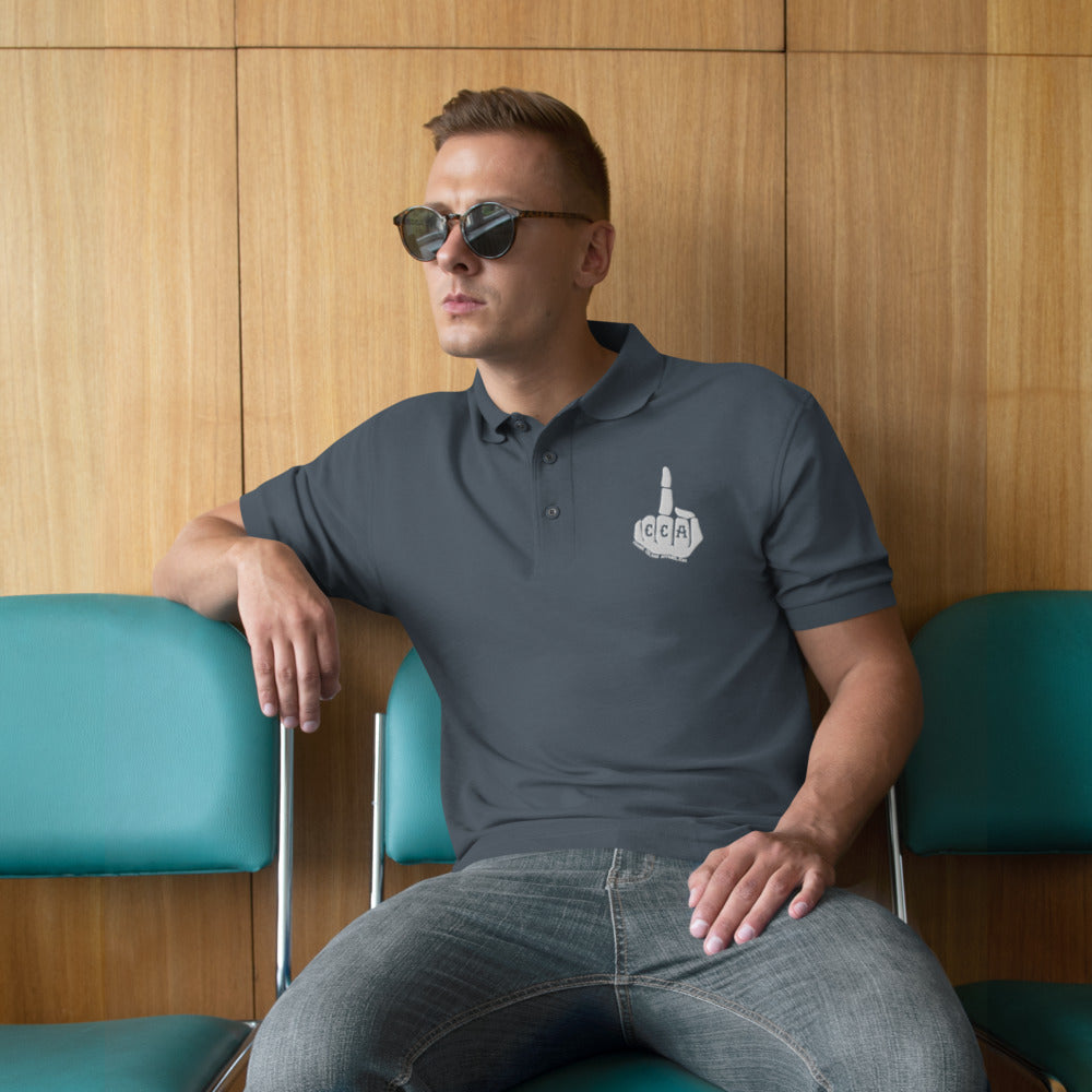 Middle Finger Premium Polo