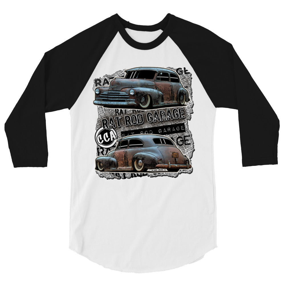 Rat Rod Garage 3/4 Sleeve Shirt