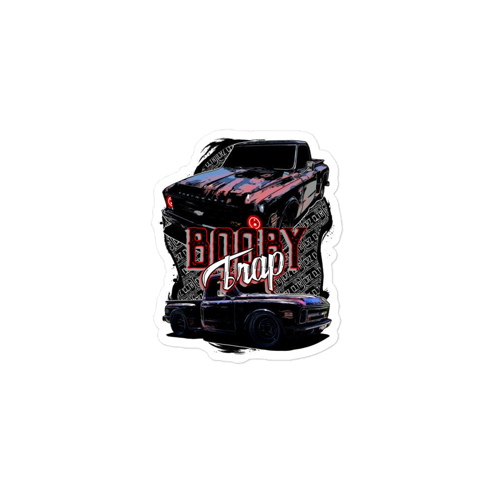 Small Booby Trap Sticker