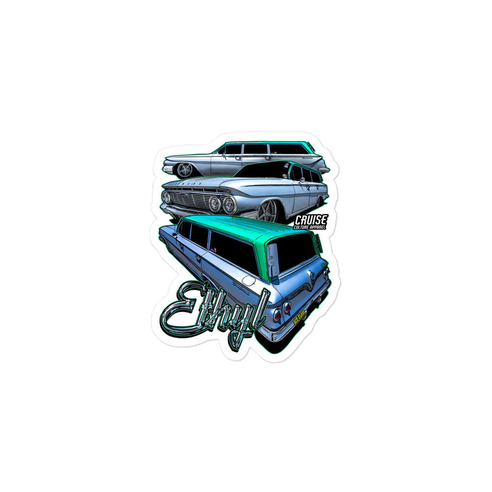 Small Ethyl Bubble-free Sticker