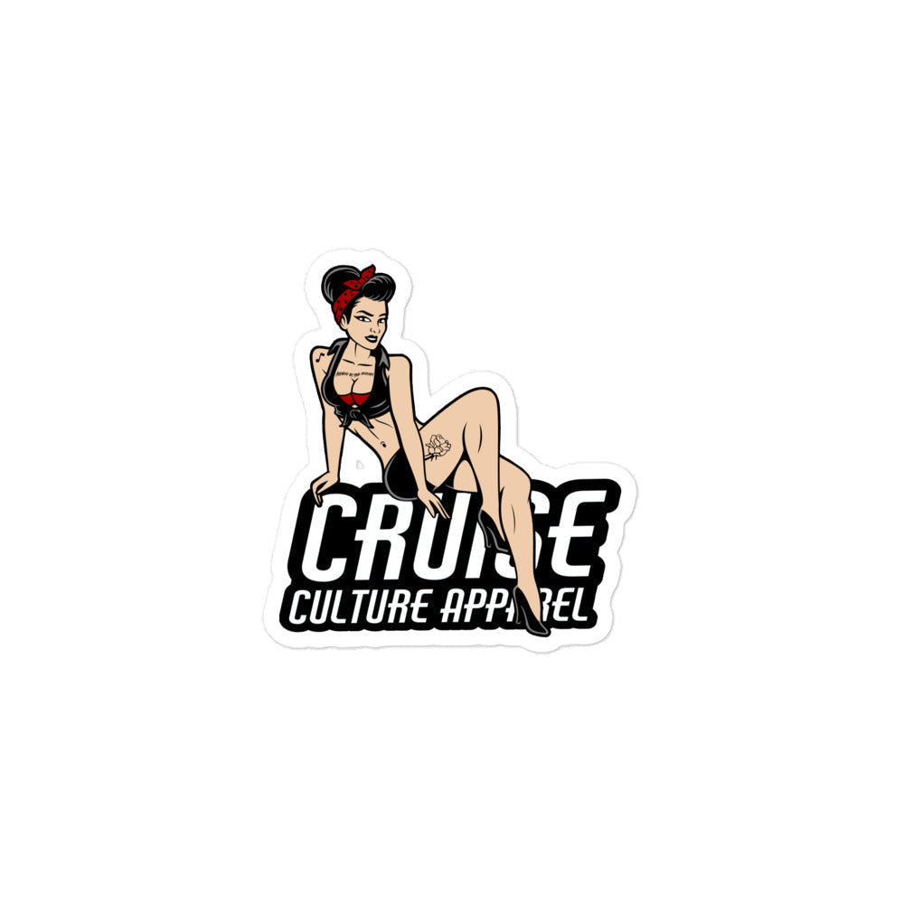Small Pinup 2 Sticker