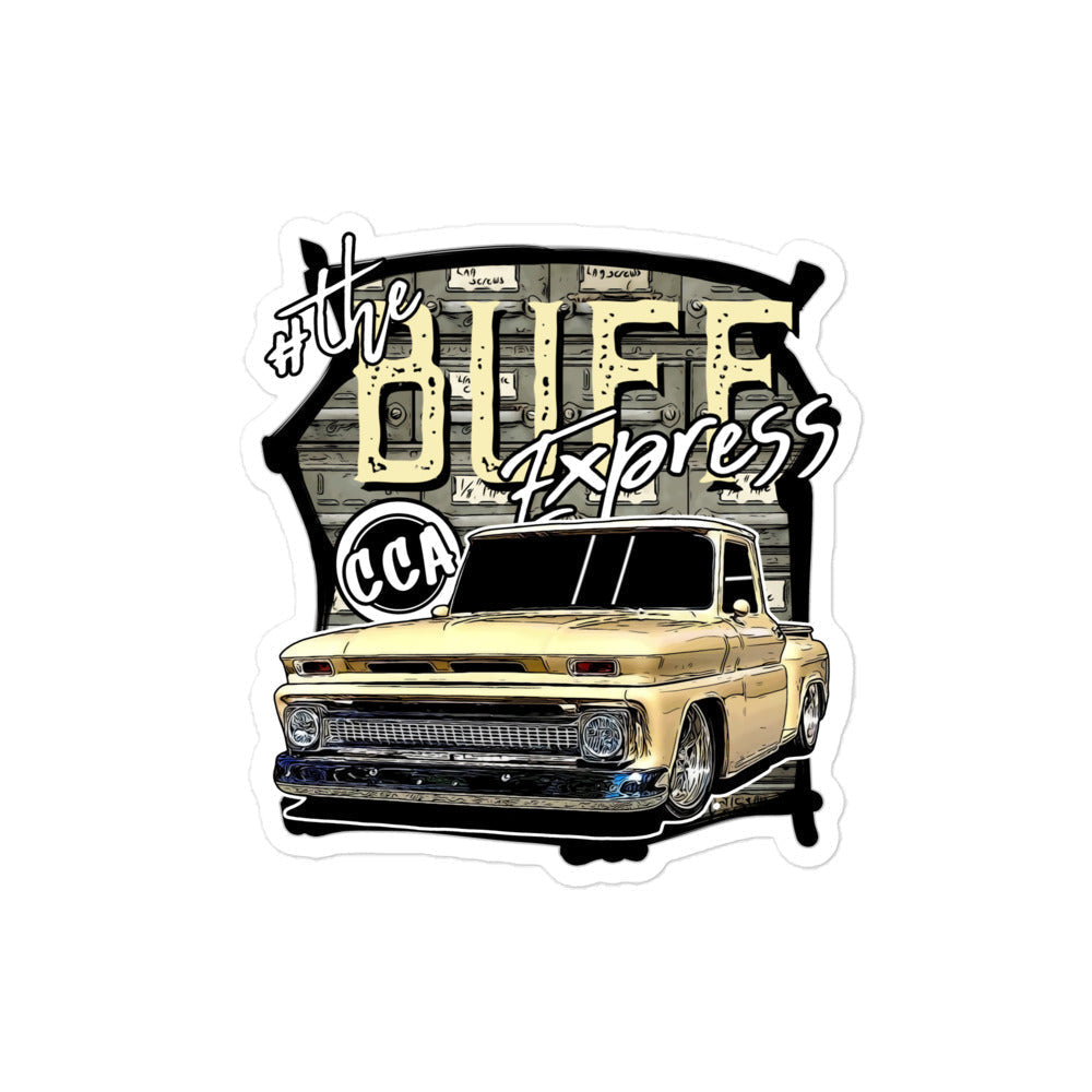 The Buff Express Sticker