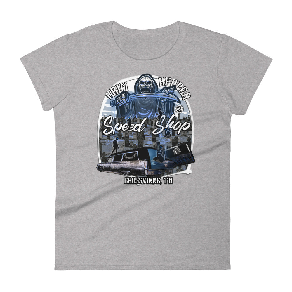 Women's Grim Reaper Speed Shop T-shirt