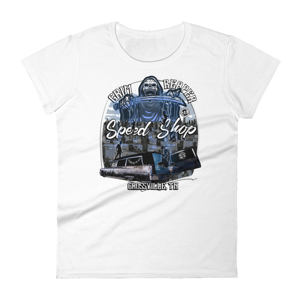 Women's Grim Reaper Speed Shop T-shirt