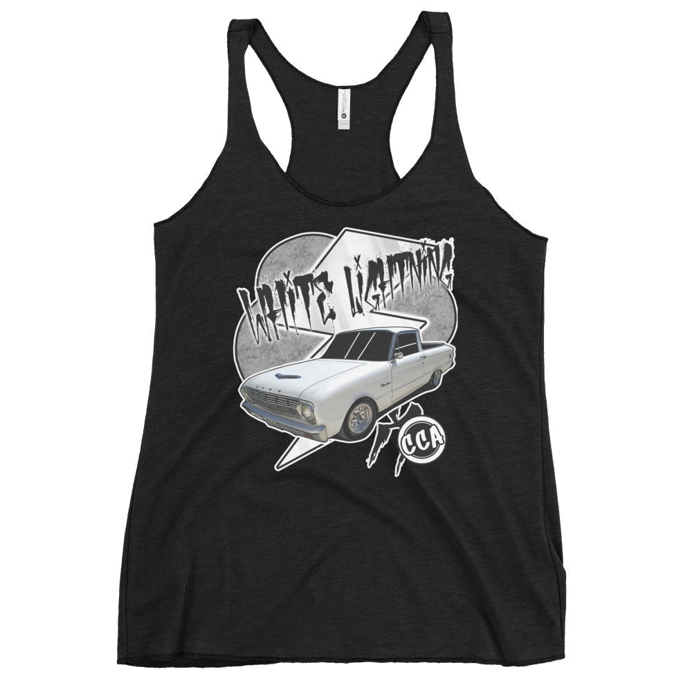 Women's White Lightning Tank