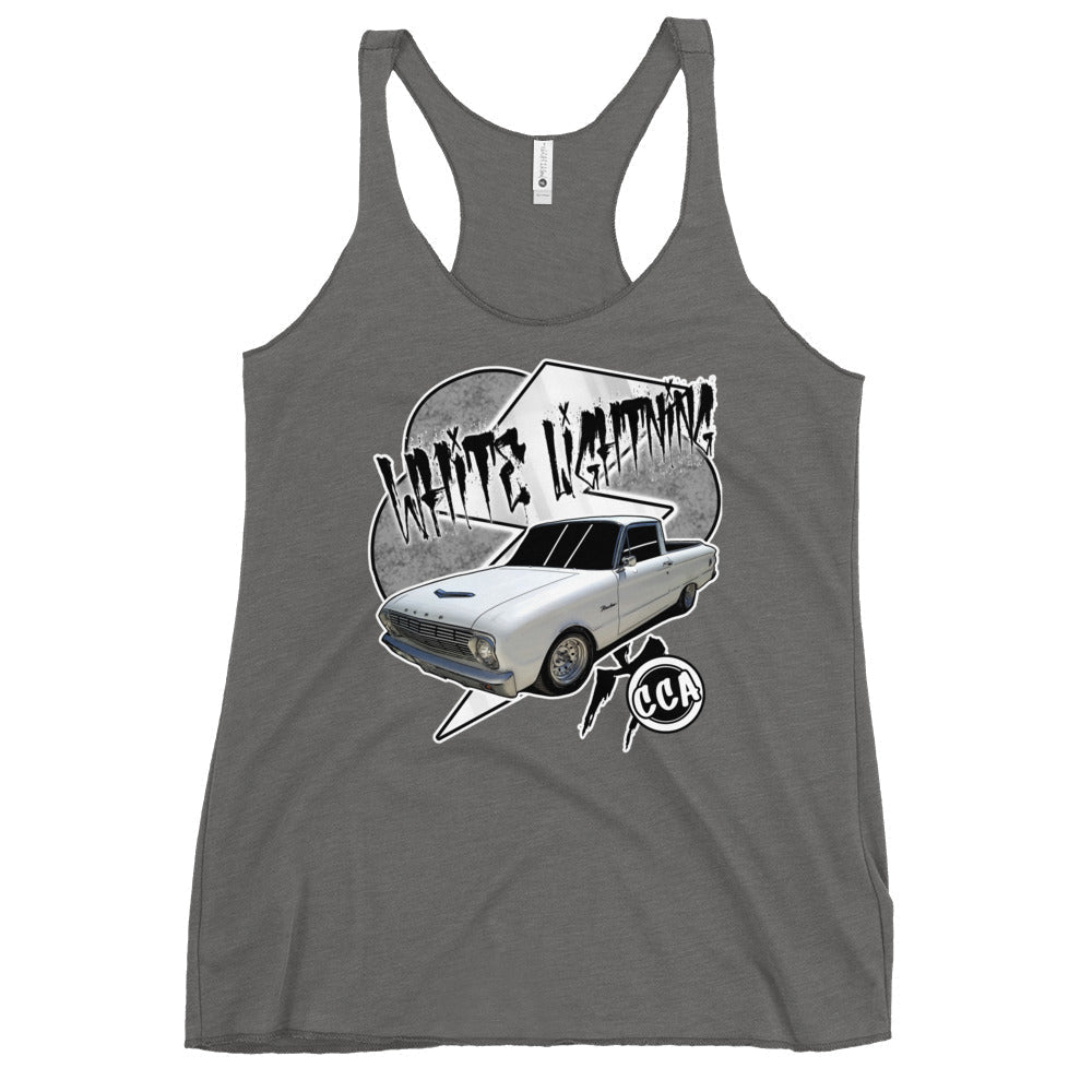 Women's White Lightning Tank