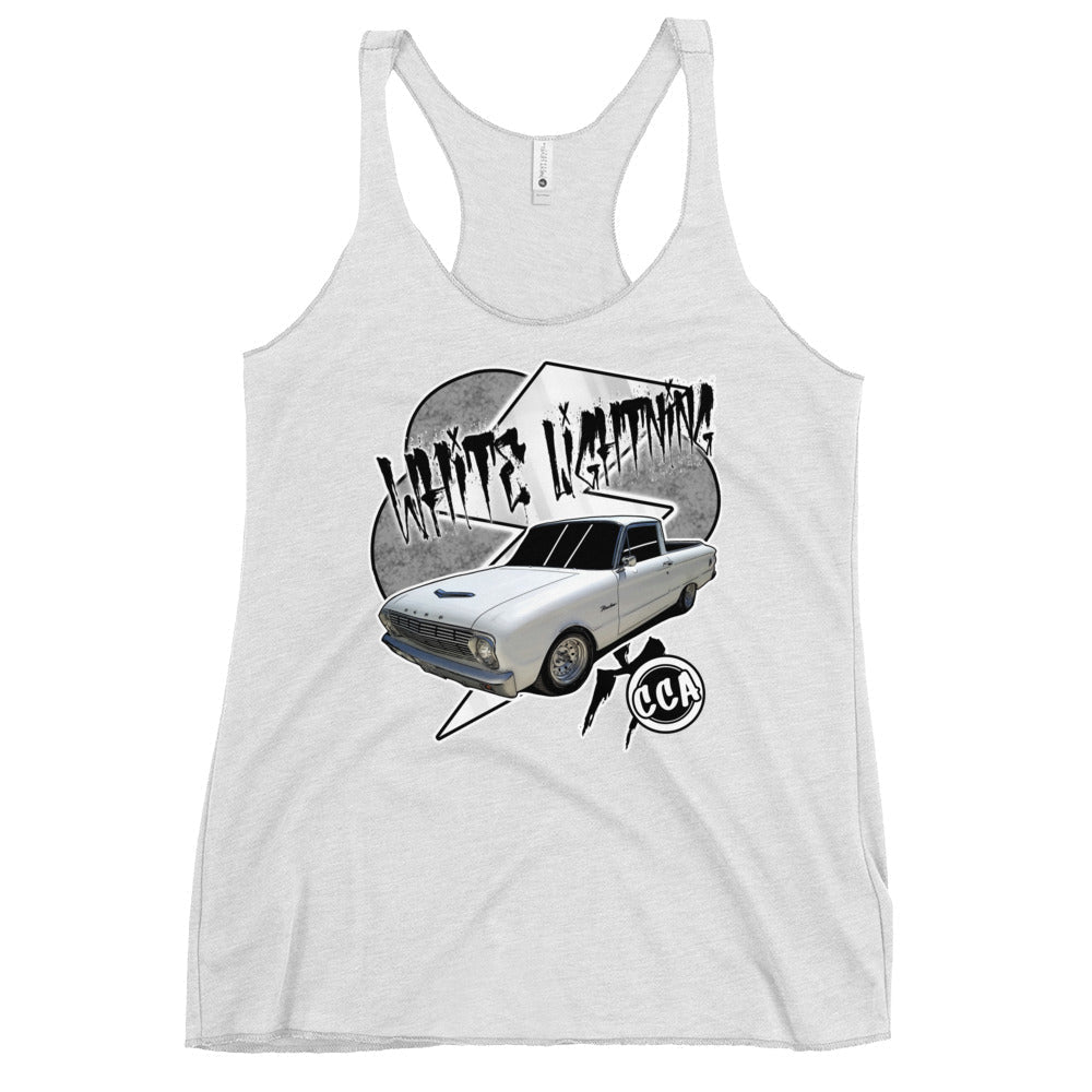 Women's White Lightning Tank