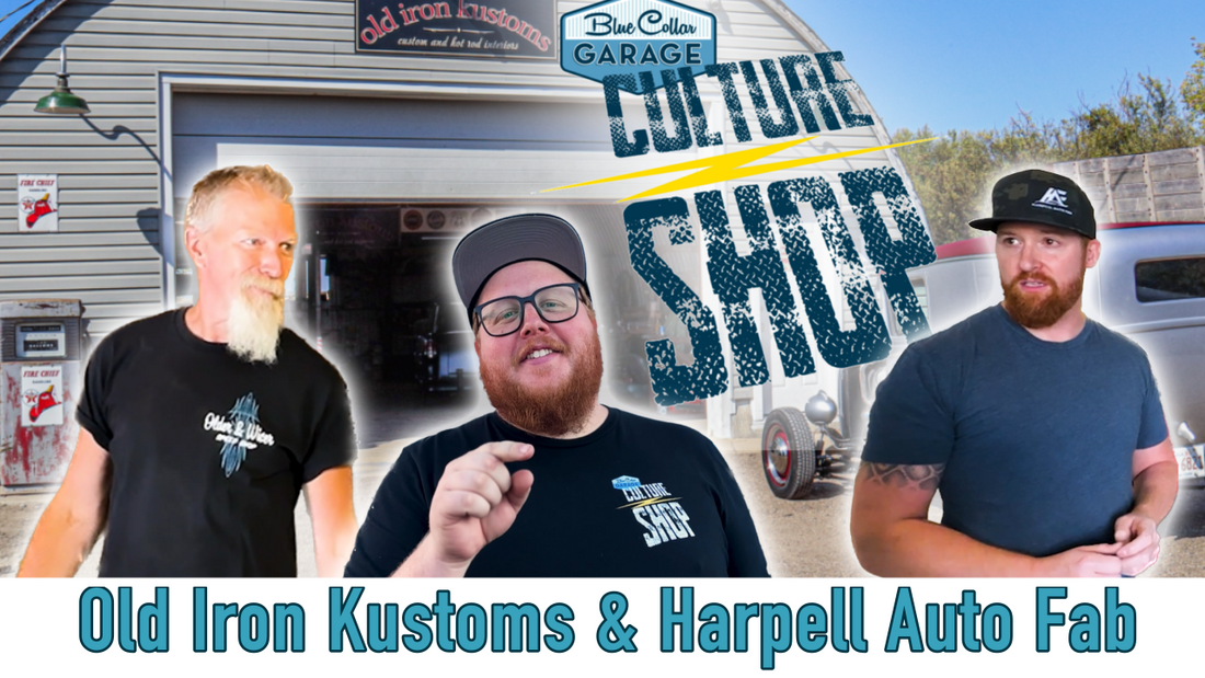 Blue Collar Garage Culture Shop: Old Iron Kustoms & Harpell Auto Fab