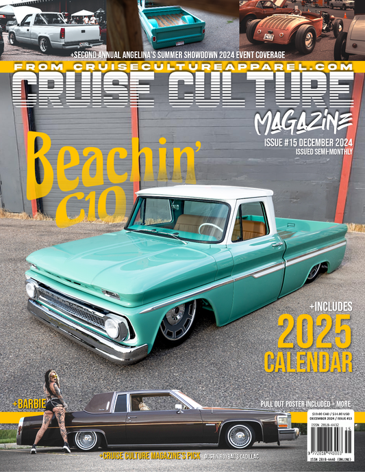 PREORDER December 2024 "Beachin' C10" - Issue #15 WITH 2025 CALENDAR - Cruise Culture Magazine