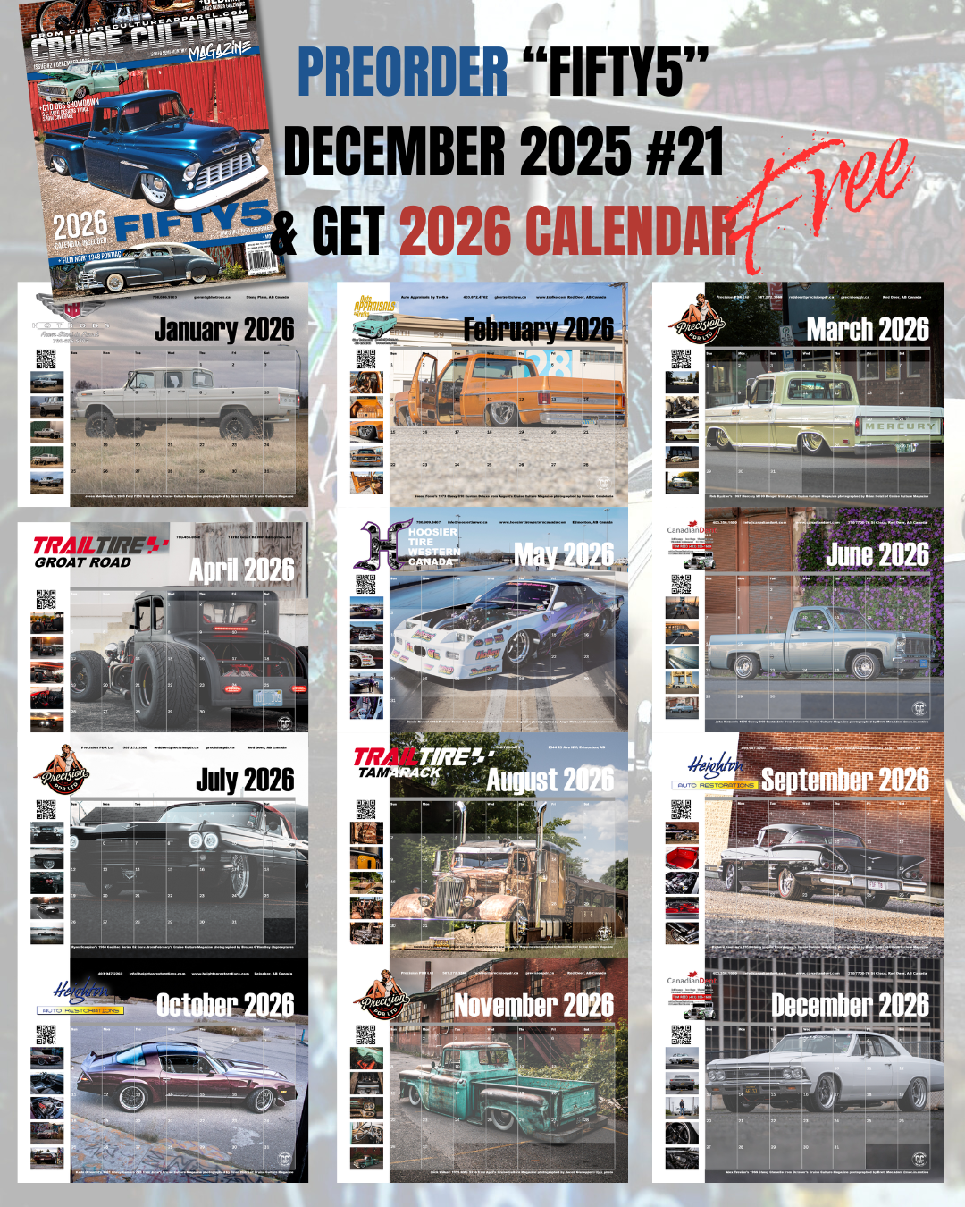 PREORDER* "FIFTY5" December 2025 Issue #21 - Cruise Culture Magazine