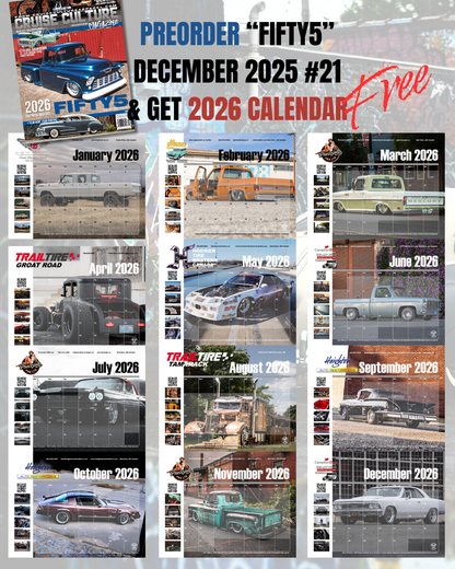 "FIFTY5" December 2025 Issue #21 and 2026 Calendar - Cruise Culture Magazine