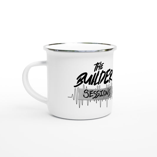 The Builder Sessions Duct Tape 12oz Enamel Mug