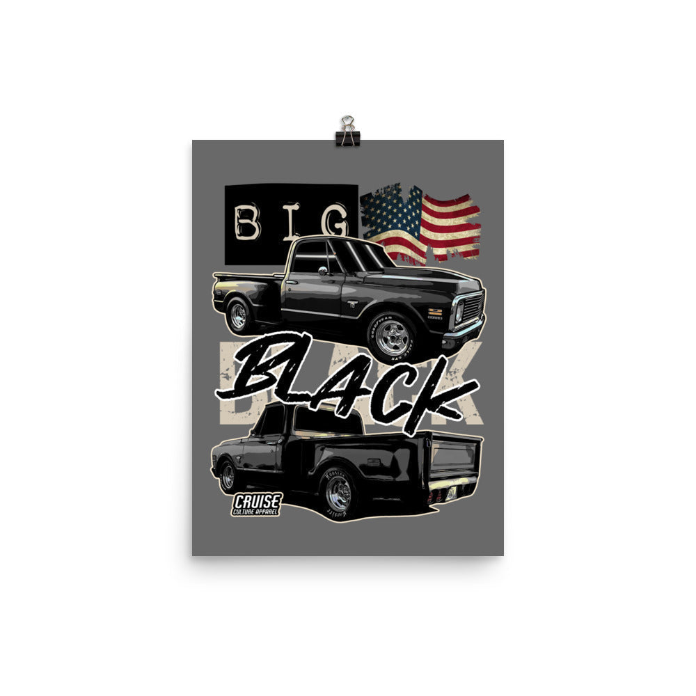 12x16 Big Black C10 Poster