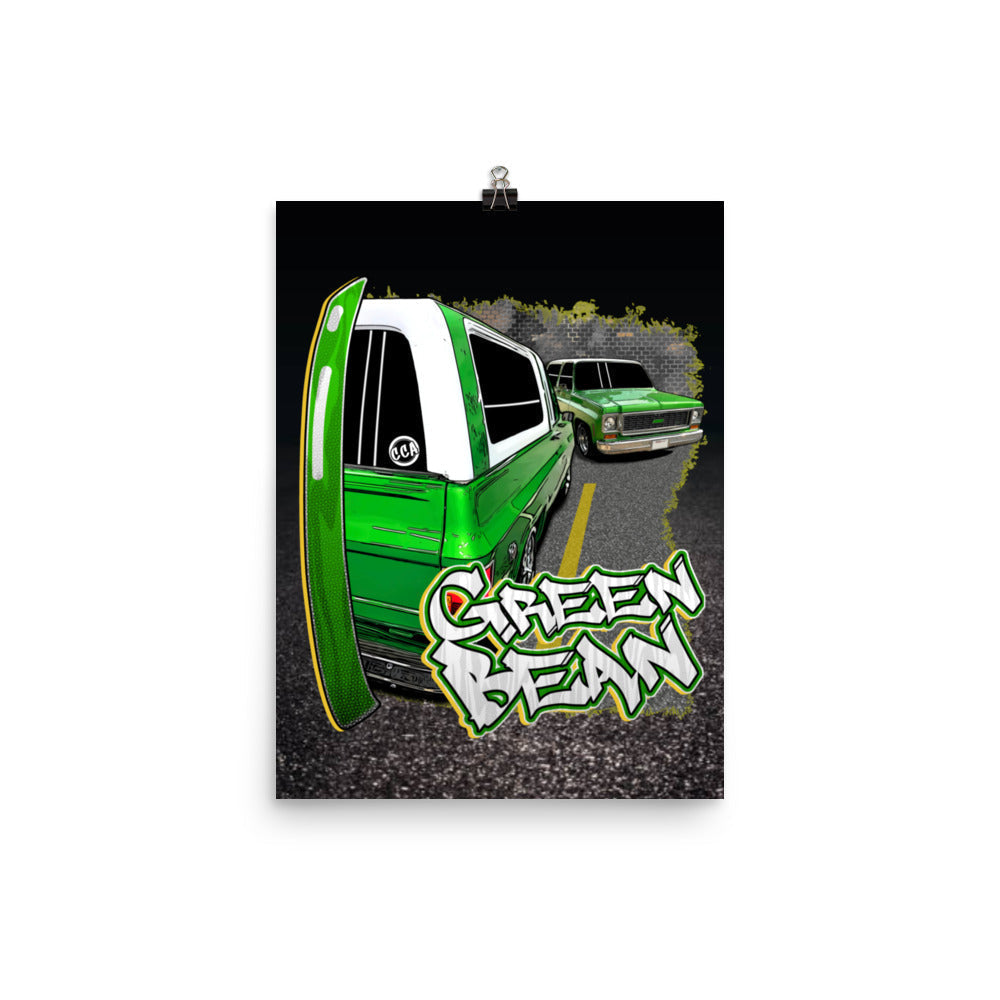 12x16 Green Bean Poster