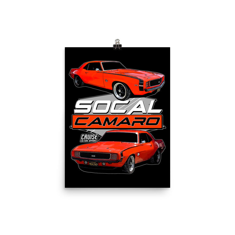 12x16 SoCal Camaro Poster
