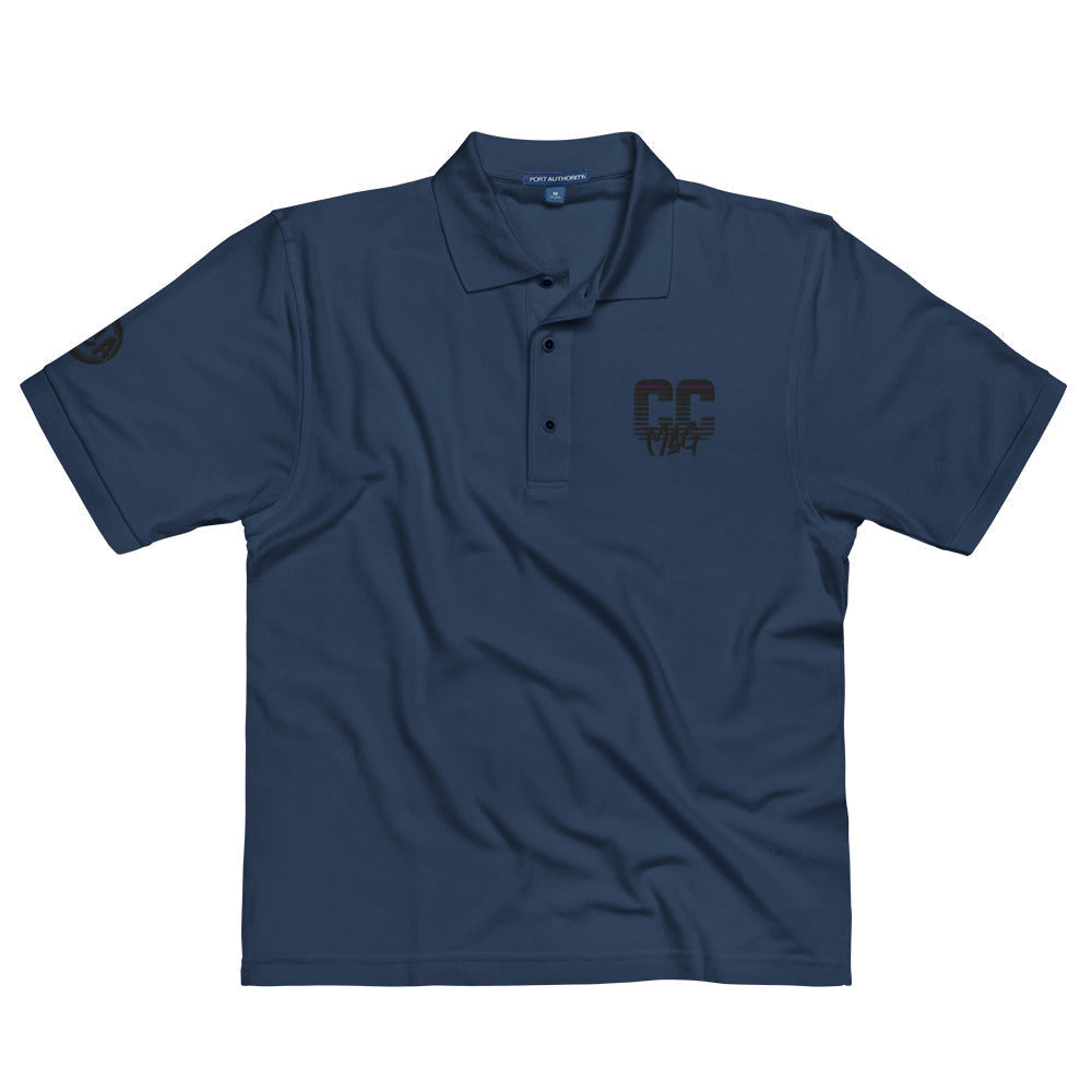 CC Mag Black Logo Men's Premium Polo