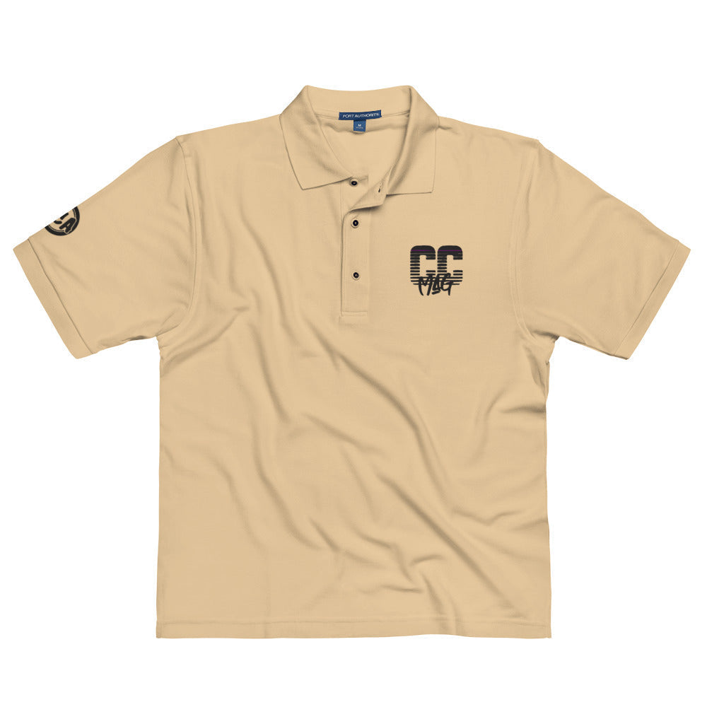 CC Mag Black Logo Men's Premium Polo