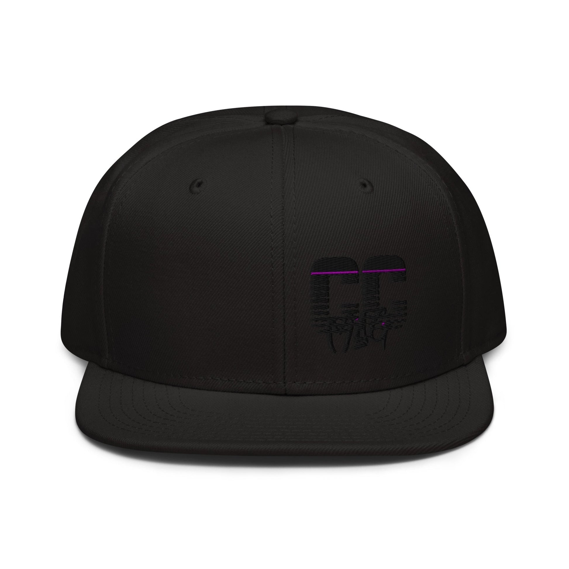 CC Mag Black Logo Snapback Hat Charcoal gray